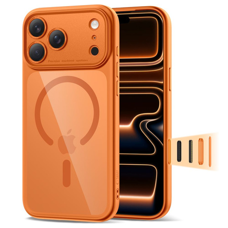 TECH-PROTECT MAGPEAK MAGSAFE CC IPHONE 17 PRO COSMIC ORANGE/CLEAR