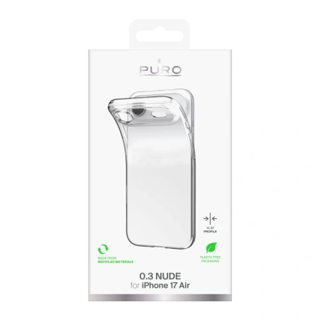 PURO ETUI 0.3 NUDE ULTRA-SLIM TPU DO IPHONE 17 AIR PRZEZROCZYSTE