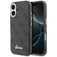 Etui Guess 4G Script MagSafe do iPhone   17 czarny
