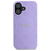 GUESS HARDCASE DO IPHONE 16 PLUS DO MAGSAFE SAFFIANO PEONY CLASSIC LOGO