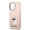 Karl Lagerfeld KLHCP14XSNCHBCP iPhone 14 Pro Max 6,7" hardcase różowy/pink Silicone Choupette