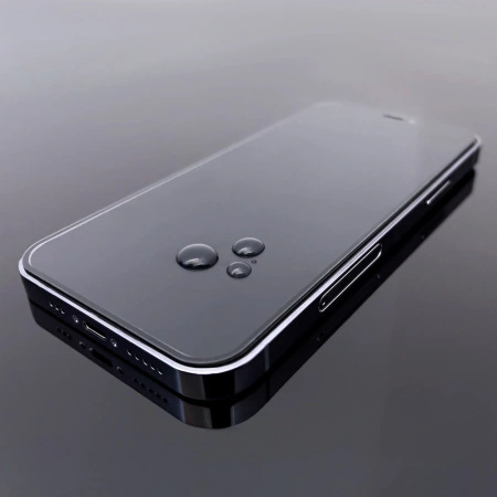 WOZINSKY SZKŁO HARTOWANE FULL GLUE DO IPHONE 14 PLUS 13 PRO MAX 2X Z RAMKĄ