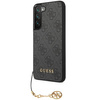 Etui Guess GUHCS23MGF4GGR S23+ S916 - szare hardcase 4G Charms Collection