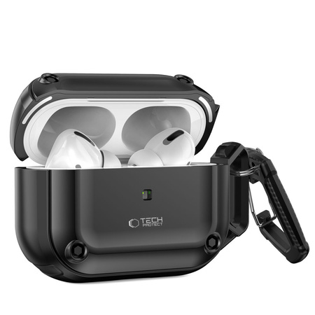 TECH-PROTECT ROUGH HOOK ETUI DO APPLE AIRPODS PRO 1 2 OCHRONA W STRUKTURZE