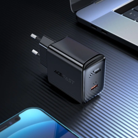 ACEFAST ŁADOWARKA DO TELEFONÓW USB C 20W Z POWER DELIVERY SZYBKIE ŁADOWANIE
