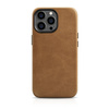 iCarer Oil Wax Premium Leather Case skórzane etui iPhone 14 Pro Max magnetyczne z MagSafe brązowy (WMI14220704-TN)
