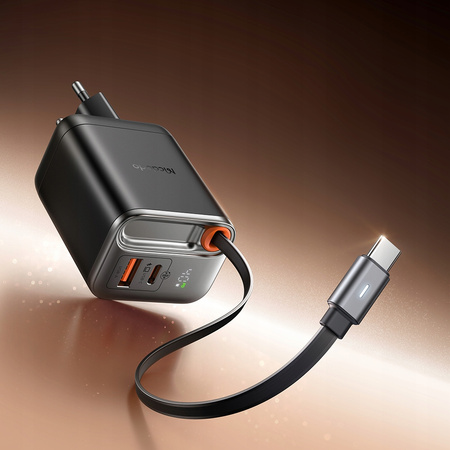MCDODO SZYBKA ŁADOWARKA SIECIOWA ZASILACZ 3X USB-C PD USB GAN 40W KABEL 1M