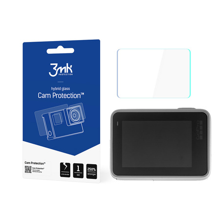 3MK SZKŁO OCHRONNE CAM PROTECTION DO GOPRO HERO 7 WHITE SILVER OCHRONA