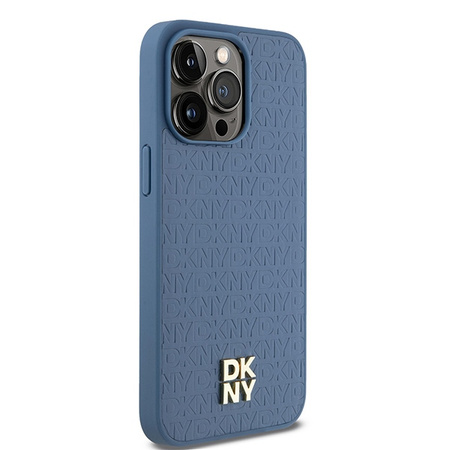 DKNY ETUI HARDCASE LEATHER MONOGRAM DO IPHONE 15 PRO MAX 6.7 Z LOGO