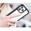 Outer Space Case etui iPhone 14 Pro Max sztywny pokrowiec z żelową ramką czarny