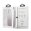 Guess GUHCP12MPCUGLSPI iPhone 12/12 Pro 6,1" różowy/pink hardcase Glitter Gradient Script