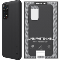 Nillkin Super Frosted Shield wytrzymałe etui pokrowiec Xiaomi Redmi Note 11T 5G / Note 11S 5G / Note 11 5G (China) / Poco M4 Pro 5G czarny