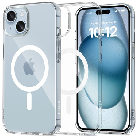 TECH-PROTECT FLEXAIR CASE DO MAGSAFE IPHONE 15 TRANSPARENTNE ETUI Z OCHRONA