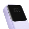 Joyroom powerbank 30W 10000mAh z wbudowanymi kablami Lightning i USB-C fioletowy (JR-PBC06)