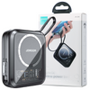 Joyroom powerbank indukcyjny 10000mAh Icy Series 22.5W z wbudowanym kablem USB C czarny (JR-L006)