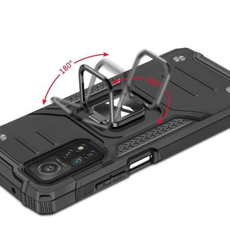 WOZINSKY RING ARMOR ETUI PANCERNE DO POCO M4 PRO 5G Z MAGNETYCZNYM UCHWYTEM