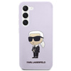 Karl Lagerfeld KLHCS23MSNIKBCU S23+ S916 hardcase purpurowy/purple Silicone Ikonik