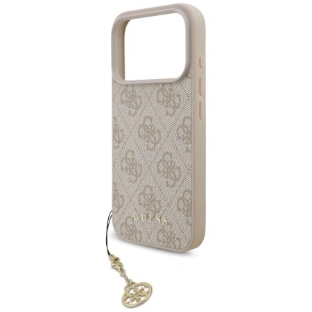 GUESS ETUI 4G CHARMS COLLECTION MAGSAFE DO IPHONE 17 PRO Z LUKSUSOWYM