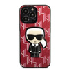 Etui Karl Lagerfeld KLHCP13XPMNIKPI na iPhone 13 Pro Max hardcase - czerwone Monogram Ikonik Patch