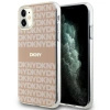 DKNY POKROWIEC DO IPHONE 11 XR IML MONO STRIPE DO MAGSAFE Z RÓŻOWYM LOGO
