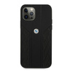 Etui BMW BMHCP12MRSPPK iPhone 12/12 Pro 6,1" czarny/black hardcase Leather Curve Perforate