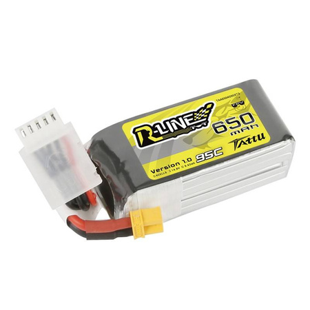 TATTU AKUMULATOR R-LINE 650MAH 14,8V 95C 4S1P XT30 DO MODELI RC 650MAH