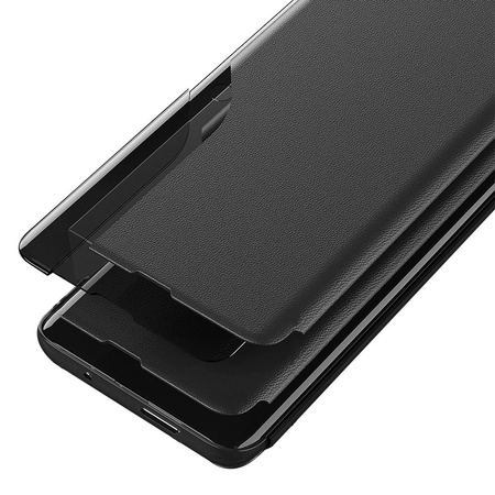 Eco Leather View Case elegancki futerał etui z klapką i funkcją podstawki Xiaomi Redmi Note 11 Pro+ 5G (China) / 11 Pro 5G (China) / Mi11i HyperCharge / Poco X4 NFC 5G czarny