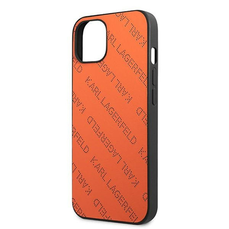 KARL LAGERFELD POKROWIEC DO IPHONE 13 14 15 6,1 HARDCASE PERFORATED ALLOVER