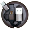 RICHMOND&FINCH KABEL ZWIJANY USB-C MICROUSB DO TELEFONÓW TABLETÓW CAMO