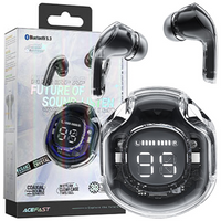 Acefast T8 słuchawki bezprzewodowe Bluetooth TWS czarne