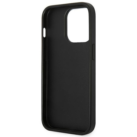 Karl Lagerfeld KLHCP14LSAPKHK iPhone 14 Pro 6,1" czarny/black hardcase Saffiano Karl`s Head Patch