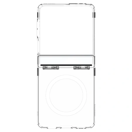 Etui Spigen Ultra Hybrid Pro Mag MagSafe na Samsung Galaxy Z Flip 7 - przezroczysto-białe