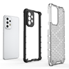 Honeycomb etui pancerny pokrowiec z żelową ramką Samsung Galaxy A33 5G niebieski