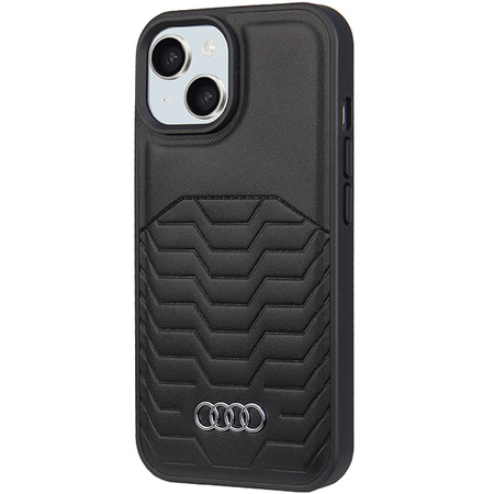 AUDI SYNTHETIC LEATHER CASE DO IPHONE 15 PLUS 14 PLUS 6.7 DO MAGSAFE