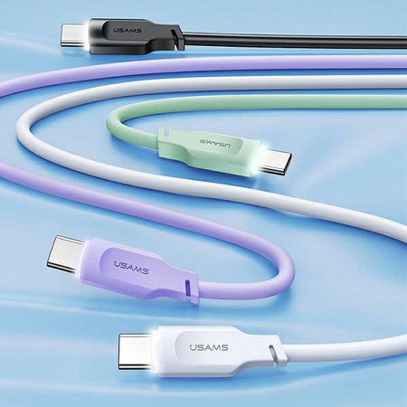 USAMS KABEL USB-C 6A 1,2M DO IPHONE 12 13 14 SZYBKIE ŁADOWANIE LITHE SERIES