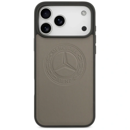 MERCEDES ETUI LEATHER VINTAGE LOGO MAGSAFE DO IPHONE 17 PRO MAX LUKSUSOWA