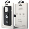 KARL LAGERFELD CASE DO IPHONE 15 PRO 6,1 GRIPSTAND SAFFIANO CHOUPETTE PINS