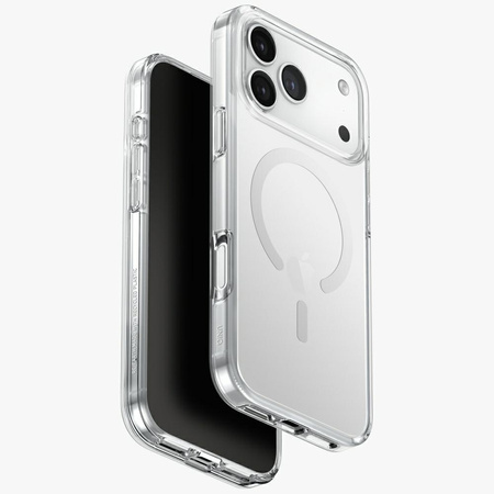 Etui UNIQ Clario do iPhone 17 Pro Max Magclick Charging przezroczysty