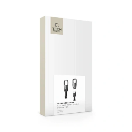 TECH-PROTECT KABEL USB-C ULTRABOOST DNA DO SZYBKIEGO ŁADOWANIA 60W 3A