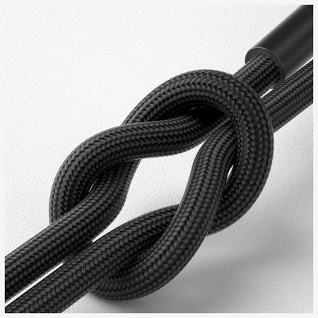Kabel 3MK Hyper Cable N-SERIES USB-A do  USB-C 1m 9V/2A 18W czarny