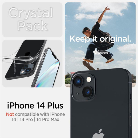 SPIGEN CRYSTAL PACK IPHONE 14 PLUS CRYSTAL CLEAR