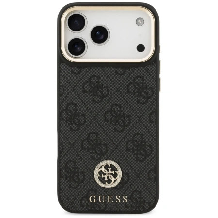 GUESS ETUI POKROWIEC DO IPHONE 17 PRO MAX 4G STRASS LOGO MAGSAFE
