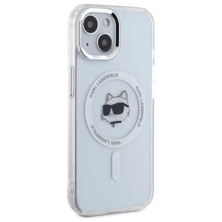KARL LAGERFELD KLHMP15MHLSCHH HARDCASE METAL DO IPHONE 15 PLUS 6.7