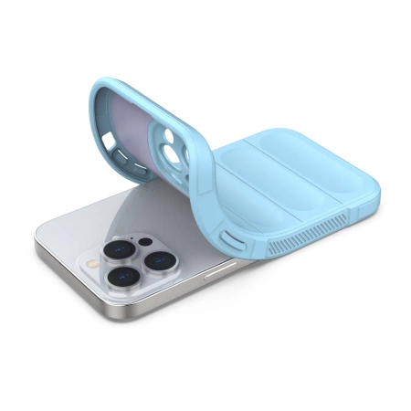Magic Shield Case etui do iPhone 13 Pro elastyczny pancerny pokrowiec jasnoniebieski