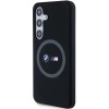 Etui BMW M Silicone Printed Ring MagSafe na Samsung Galaxy S24 - czarne