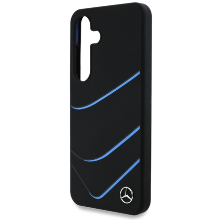 MERCEDES ETUI SILICONE CONTRASTED CURVES DO SAMSUNG GALAXY S25 DO MAGSAFE