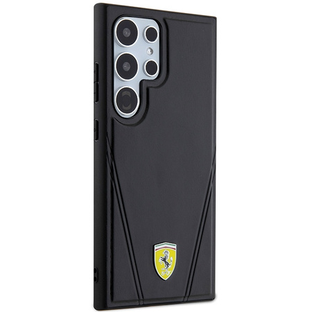 FERRARI HARDCASE HOT STAMP V LINES DO SAMSUNG S24 ULTRA S928 Z DO MAGSAFE