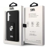 Etui Karl Lagerfeld Gripstand Saffiano Karl&Choupette Pins na Samsung Galaxy S23 FE - czarne