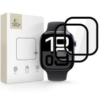 TECH-PROTECT SZKŁO HYBRYDOWE GLASS FLEX+ DO APPLE WATCH 10 46 MM PEŁNA