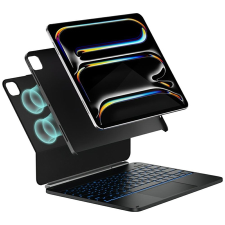Etui Typecase Edge + z klawiaturą do     iPad Pro 13" 2024/2025 włókno węglowe